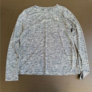 LG Heathered Blue Long Sleeve Shirt